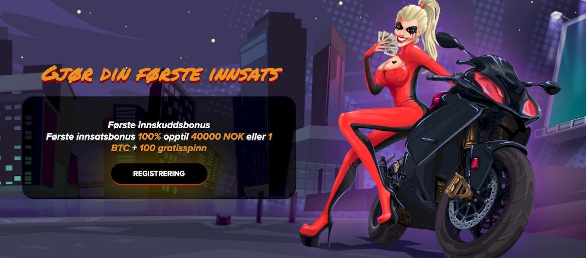 Velkomstbonus på Arlekin Casino