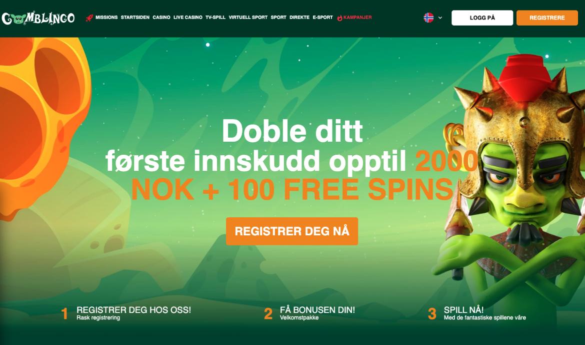 Gomblingo Casino Anmeldelse