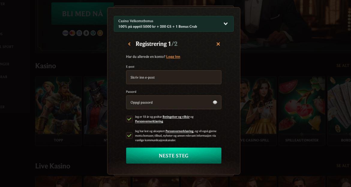Registrering