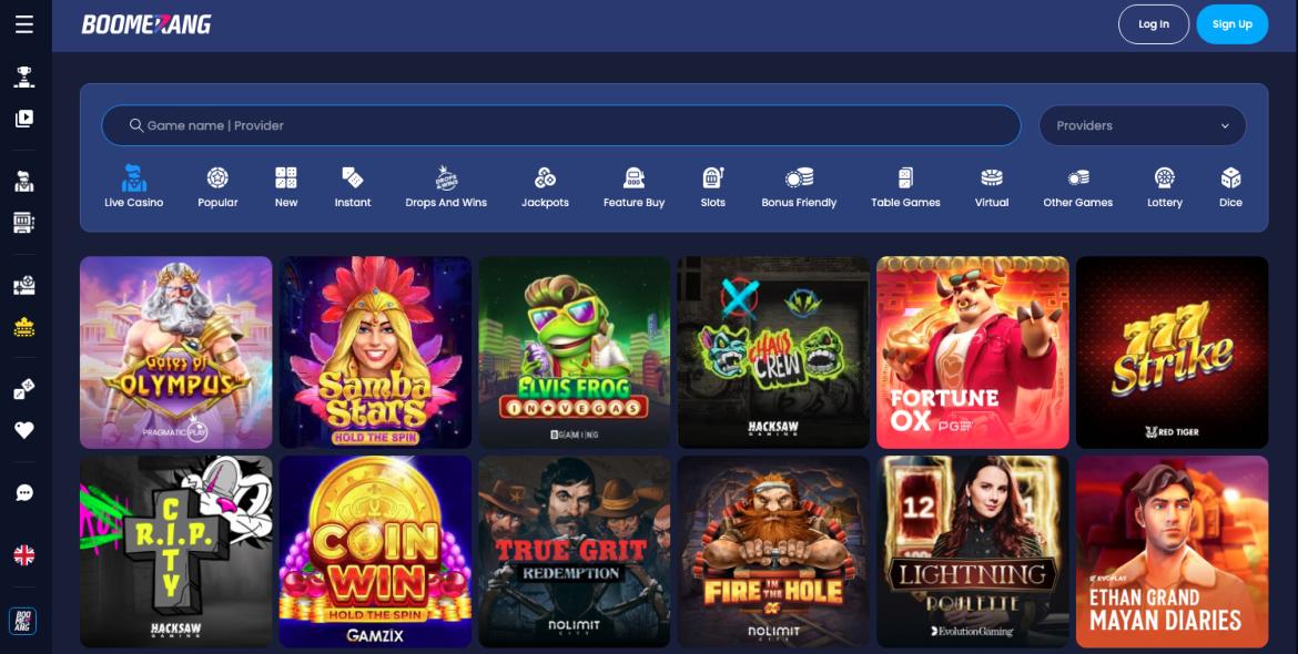 Boomerang Bet casino